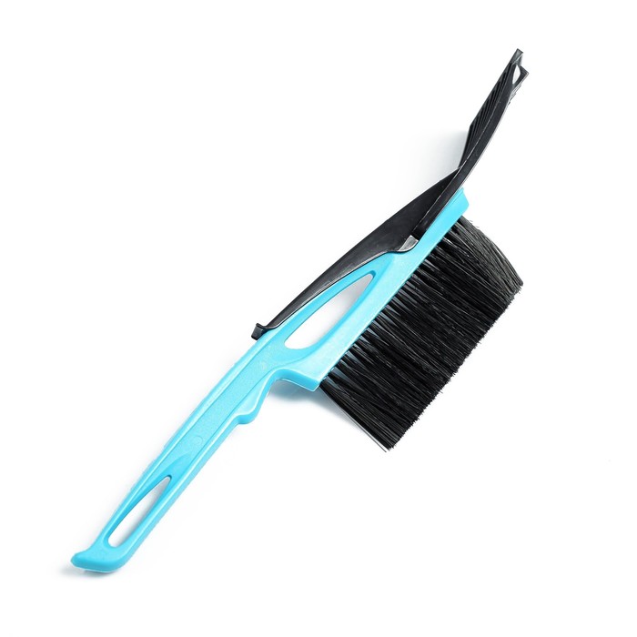 Щетка со скребком для удаления снега и льда, малая, микс