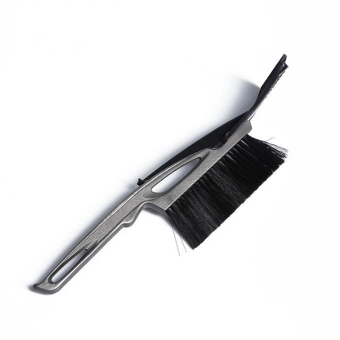 Щетка со скребком для удаления снега и льда, малая, микс