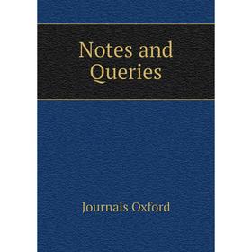 

Книга Notes and Queries