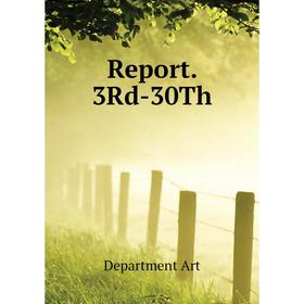 

Книга Report. 3Rd-30Th