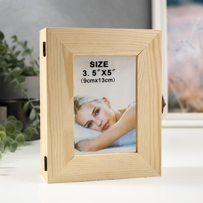 Шкатулка для росписи с фоторамкой "Изыск"