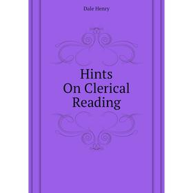 

Книга Hints On Clerical Reading