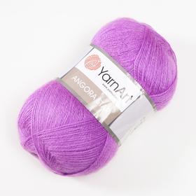

Пряжа "Angora Star" 20% шерсть 80% акрил 500м/100гр (9561 яр сирень)