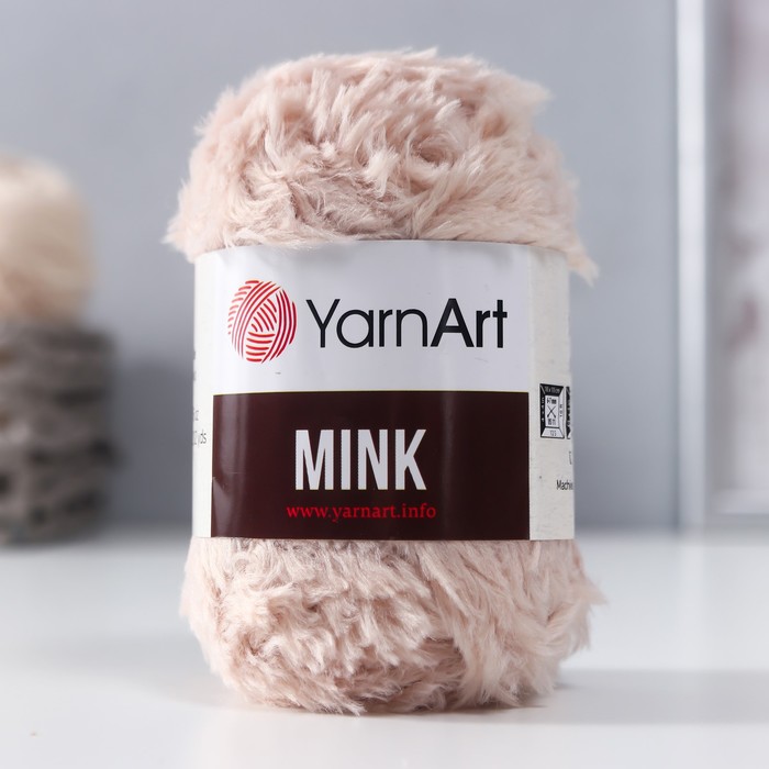 

Пряжа "Mink" 100% полиамид 75м/50гр (331 бежевый)