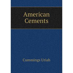 

Книга American Cements