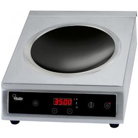 

Плита VIATTO VA-350B-A WOK, индукционная, 3.5 кВт, 1 конфорка, 10 режимов, серая