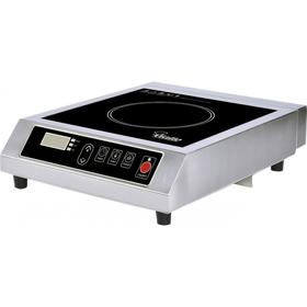 

Плита VIATTO VA-IC3551B, индукционная, 3.5 кВт, 1 конфорка, 10 режимов, серебристо-чёрная
