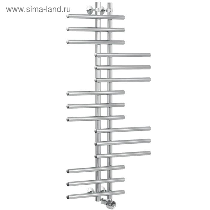 

Полотенцесушитель электрический "НИКА" Bamboo ЛБ 5, 1200 x 100 мм, без полочки, хром