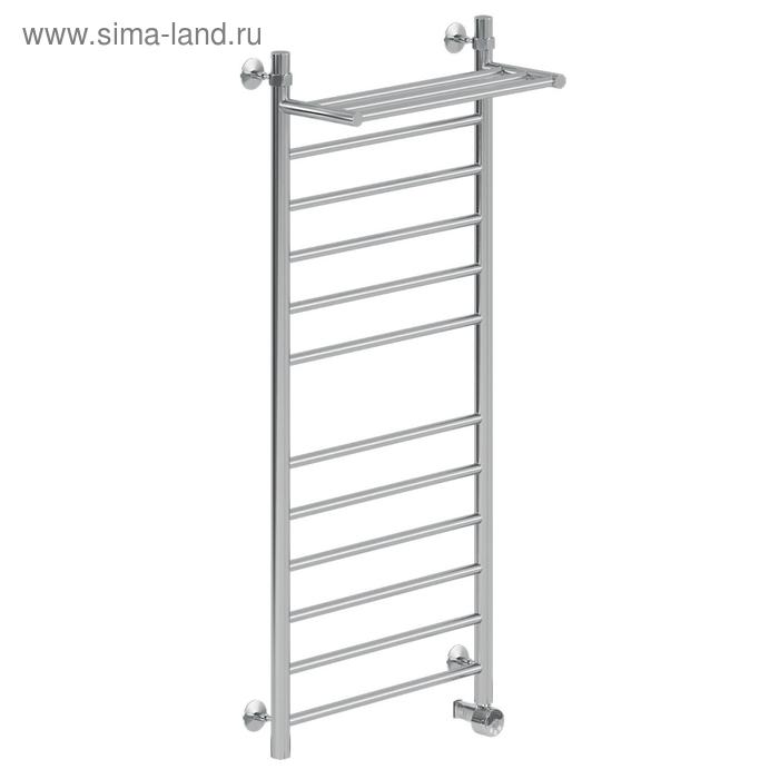 

Полотенцесушитель электрический "НИКА" Classic ЛП (г) ВП, 1200 x 600 мм, с полочкой, хром