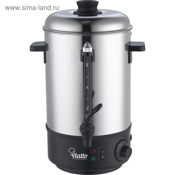 

Электрокипятильник VIATTO VA-WB08, 1800 Вт, 8 л, металл, 220 V, серебристо-чёрный