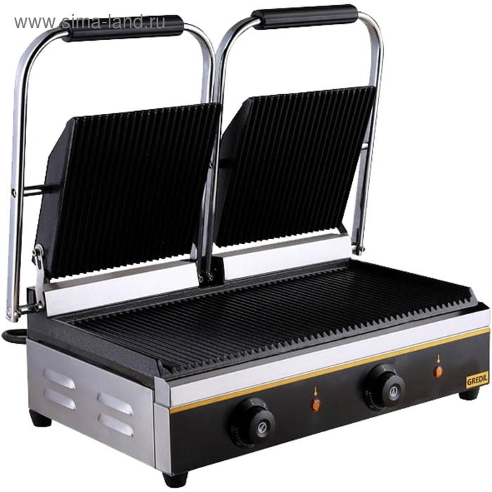 

Гриль VIATTO GH-813H, контактный, 3600 Вт, до 300°C, 495х230, 220 V, серебристый