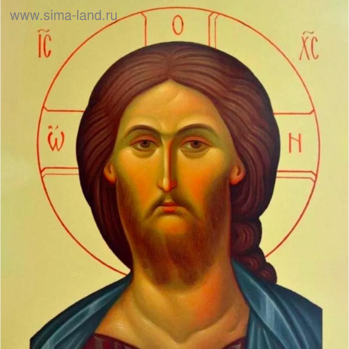 

Алмазная мозаика без подрамника, частичное заполнение «Спаситель» 40×50 см