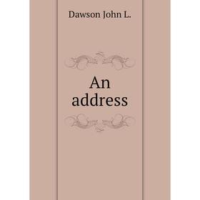 

Книга An address