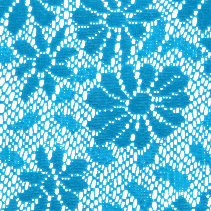 Коврик противоскользящий 45х100 см "Цветы", цвет синий