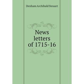 

Книга News letters of 1715-16