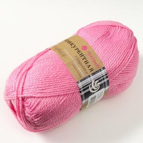 

Пряжа "Конкурентная" 50% имп.шерсть, 50% акрил 250м/100гр (20-Розовый)
