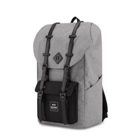 

Рюкзак с USB, OKTA Himawari HW-1902 серый/черный, 15.6"