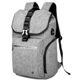 

Рюкзак с USB, TANGCOOL TC718 серый, 15.6"