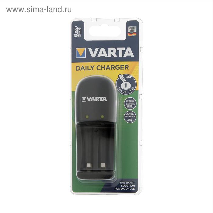 фото Зарядное устройтсво varta daily charger, для аккумуляторов aa/aaa, 2 слота
