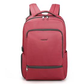 

Рюкзак с USB, для ноутбука, Tigernu T-B3585 красный, 15.6"