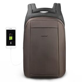 

Рюкзак с USB, для ноутбука, Tigernu T-B3599 черно-коричневый, 15.6"