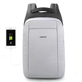 

Рюкзак с USB, для ноутбука, Tigernu T-B3599 черно-светло-серый, 15.6"