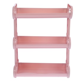Полка навесная 3-секционнаяBranQ, 32×17,2×42 см, цвет МИКС