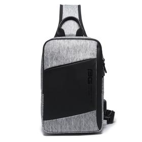 

Рюкзак с USB, молодежный, на одной лямке BANGE BG22002 серый, 9.7"