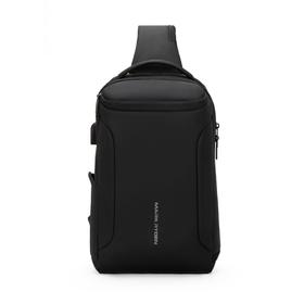 

Рюкзак с USB, молодежный, на одной лямке Mark Ryden MR-7069 черный, 9.7"