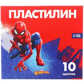 Пластилин 10 цветов 150 г «Супергерой», Человек-паук Ош