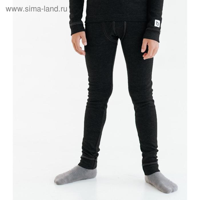 Термобелье-брюки для мальчиков «Даниэль», рост 104 см, цвет чёрный термобелье брюки для мальчиков даниэль рост 110 см цвет тёмно синий меланж