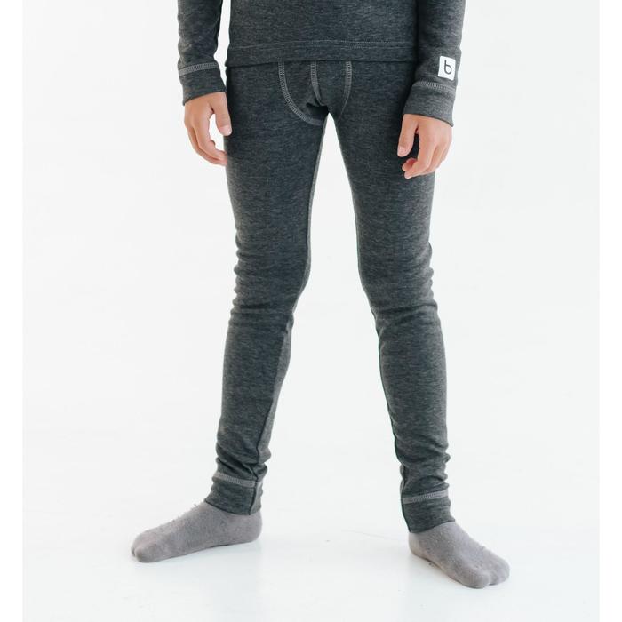 Термобелье-брюки для мальчиков «Даниэль», рост 134 см, цвет тёмно-синий меланж