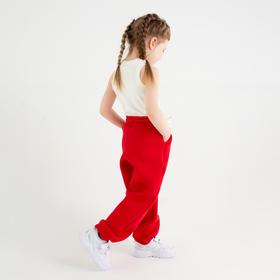 

Брюки детские MINAKU: Casual Collection KIDS цвет красный, рост 140 см