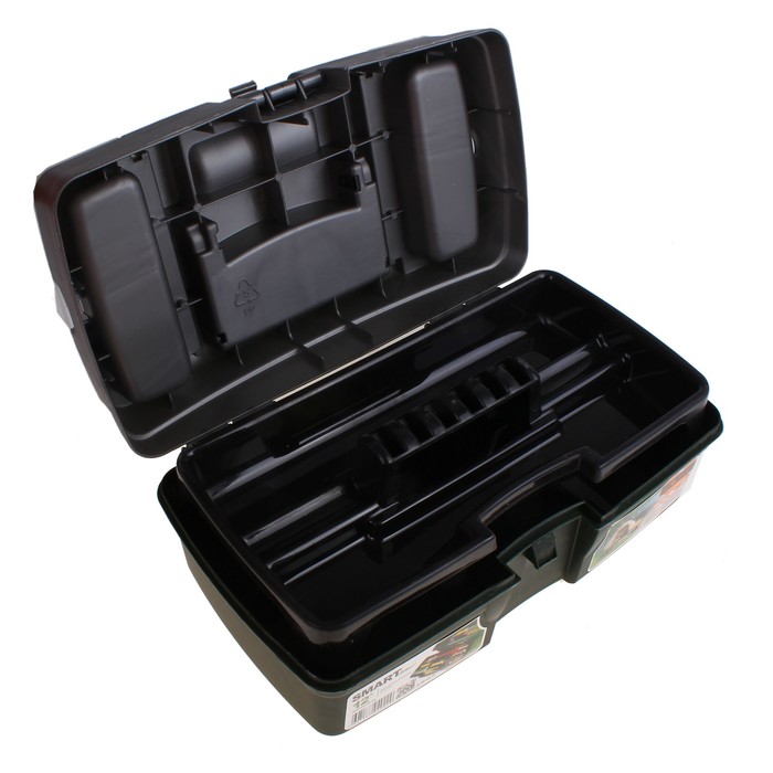 Ящик для инструментов Smart Tour 12, цвет темно-зеленый