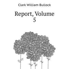 

Книга Report, Volume 5. Clark William Bullock