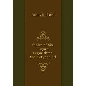 

Книга Tables of Six-Figure Logarithms