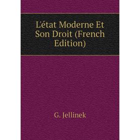 

Книга L'état Moderne Et Son Droit