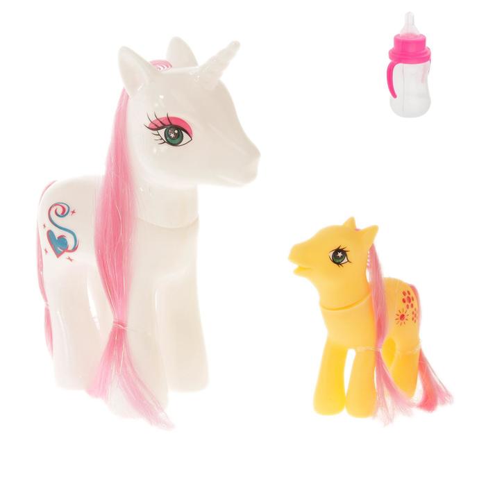 Пони с малышкой и аксессуарами