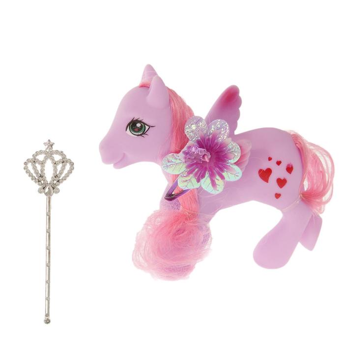 Пони "Рада" с жезлом и аксессуарами, МИКС