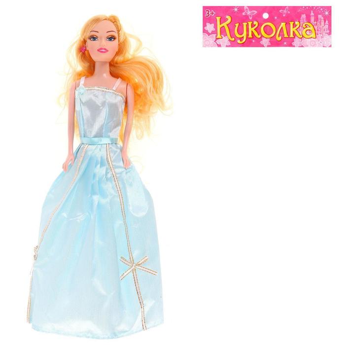 Кукла модель "Николь" в платье, МИКС
