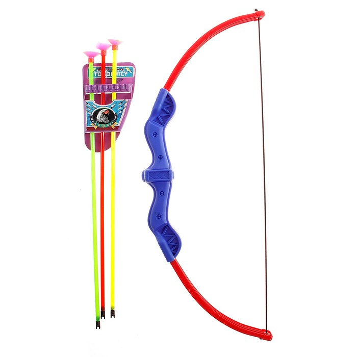 Лук "Орёл", стреляет присосками, цвета МИКС