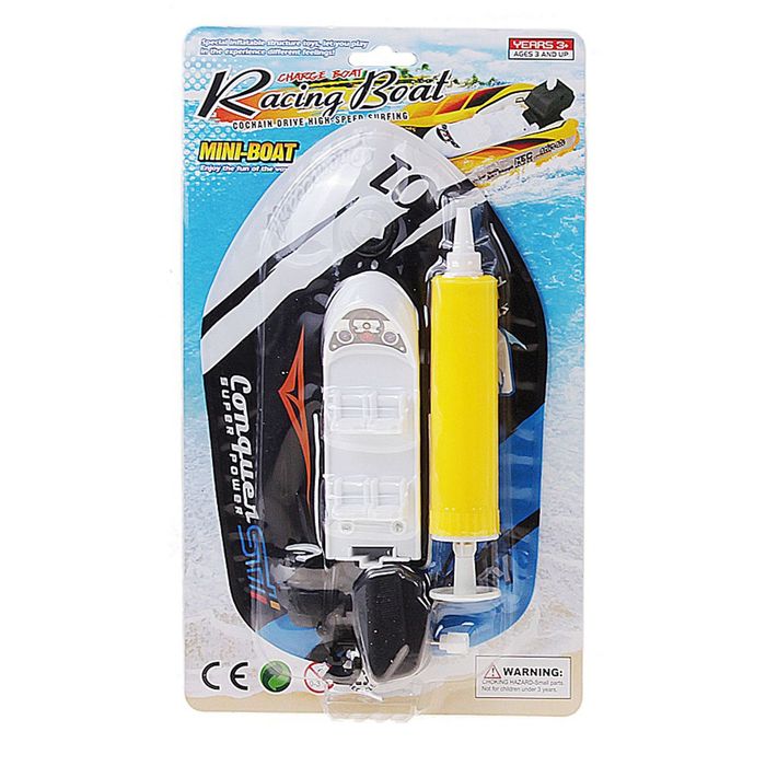 Заводная игрушка "Катер", на воздушной подушке, с насосом, МИКС