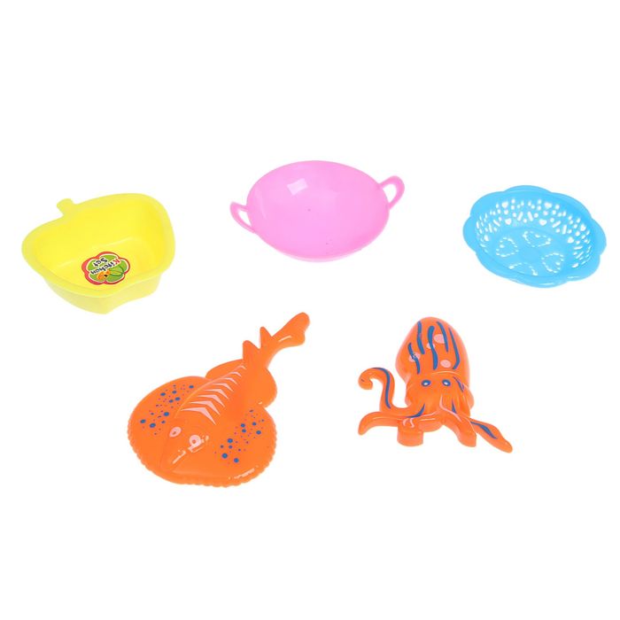 Набор посуды «Морское удовольствие», 5 предметов, МИКС