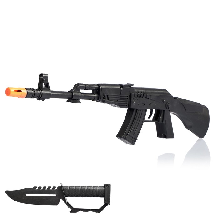 Автомат-трещотка &quot;Калаш&quot;, с ножом