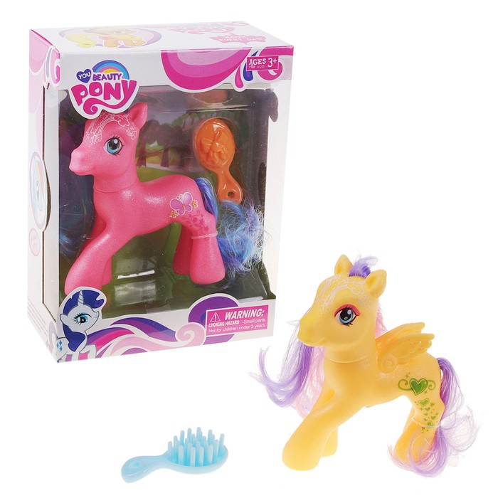 Пони "Нелли" с аксессуарами, МИКС