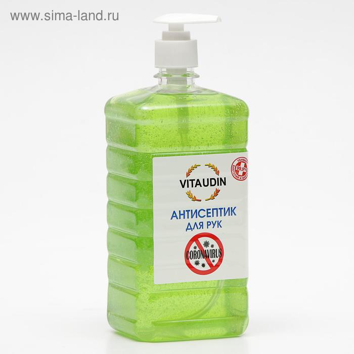 Антисептик для рук VITA UDIN с антибактериальным эффектом, с дозатором, гель, 1 л антисептик для рук vita udin с антибактериальным эффектом гель 100 мл