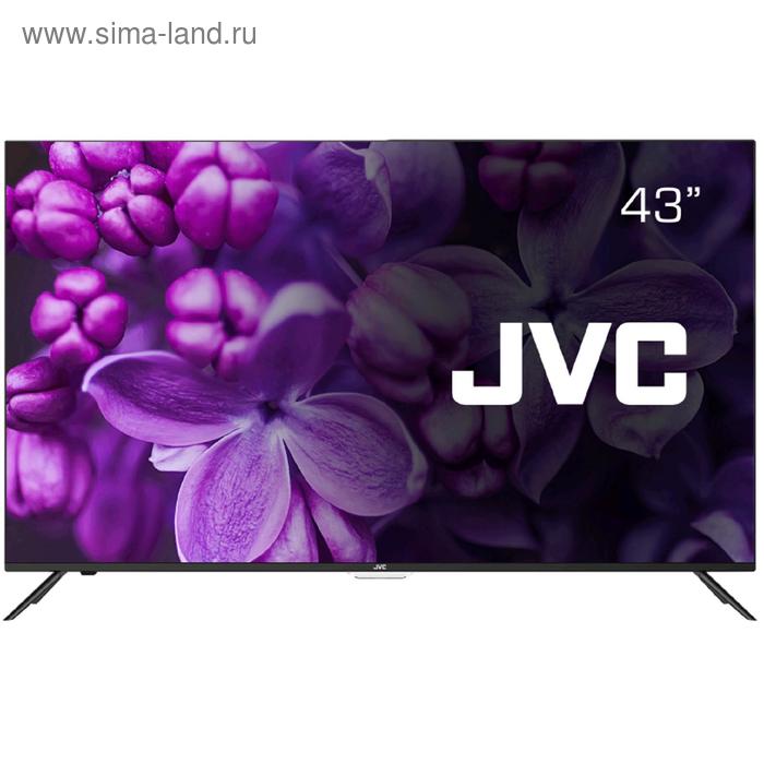 фото Телевизор jvc lt-43m695s, 43", 1080p, dvb-t2/с, 3xhdmi, 2xusb, smarttv, чёрный