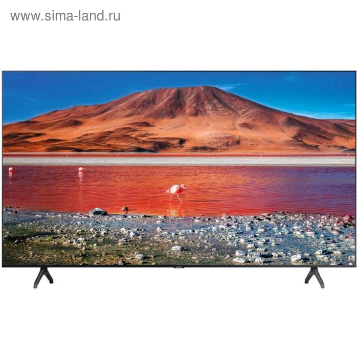 фото Телевизор samsung ue43tu7100, 43", 2160p, dvb-t2/c/s2, 2xhdmi, 1xusb, smarttv, чёрный