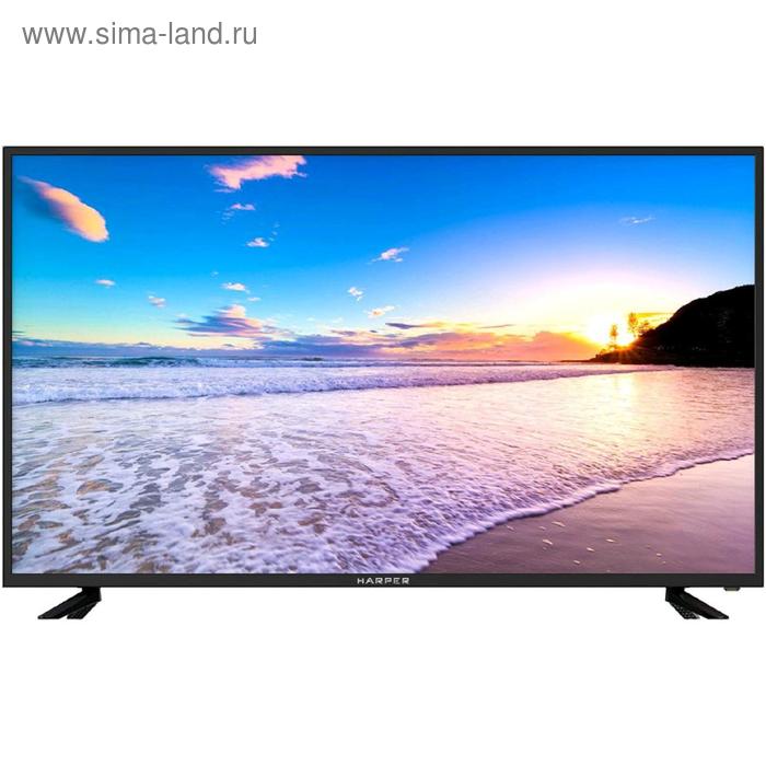 фото Телевизор harper 55u660ts, 55", 2160p, dvb-t2/c/s2, 3xhdmi, 2xusb, smarttv, чёрный