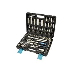 

Набор инструментов AUTOVIRAZH AV-212108, 1/2", 1/4"DR, CrV, 108 предметов
